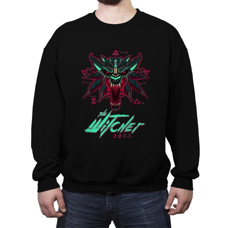 The Witcher 2077 - Crew Neck Sweatshirt Crew Neck Sweatshirt RIPT Apparel