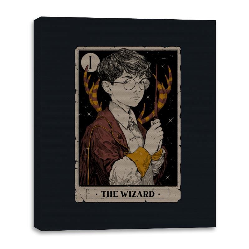 The Wizard - Canvas Wraps Canvas Wraps RIPT Apparel 16x20 / Black