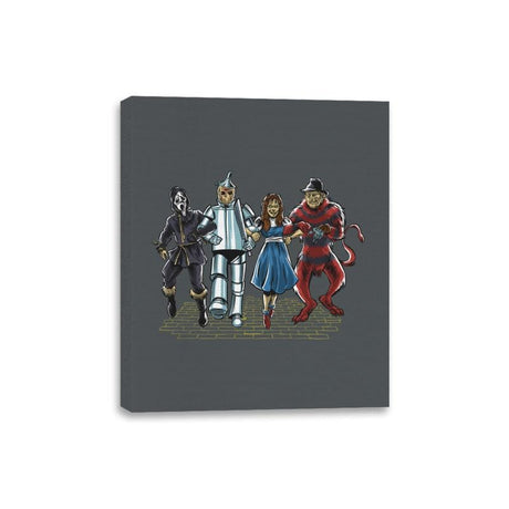 The Wizard of Horror - Canvas Wraps Canvas Wraps RIPT Apparel 8x10 / Charcoal