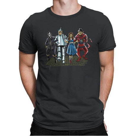 The Wizard of Horror - Mens Premium T-Shirts RIPT Apparel Small / Heavy Metal