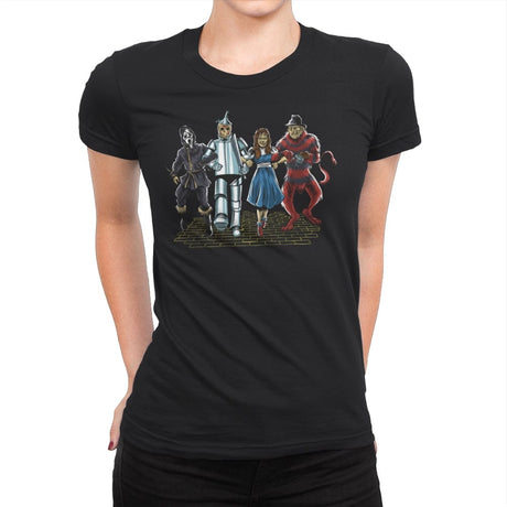 The Wizard of Horror - Womens Premium T-Shirts RIPT Apparel Small / Black
