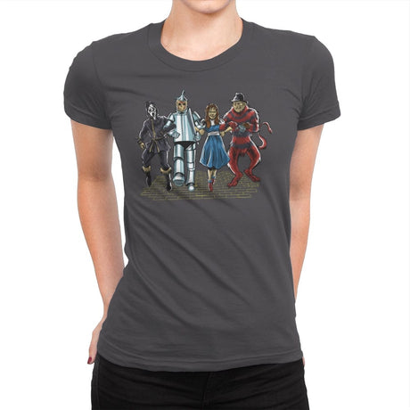 The Wizard of Horror - Womens Premium T-Shirts RIPT Apparel Small / Heavy Metal