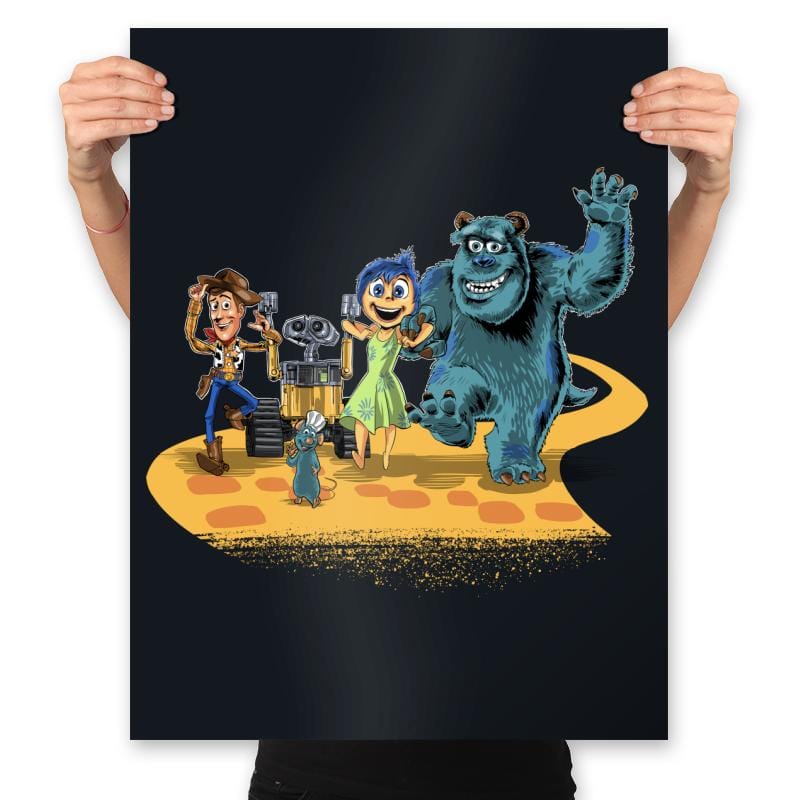 The Wizard of Pix - Prints Posters RIPT Apparel 18x24 / Black