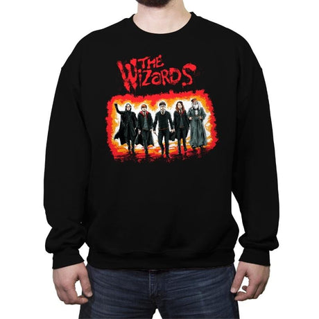 The Wizards - Crew Neck Sweatshirt Crew Neck Sweatshirt RIPT Apparel Small / Black