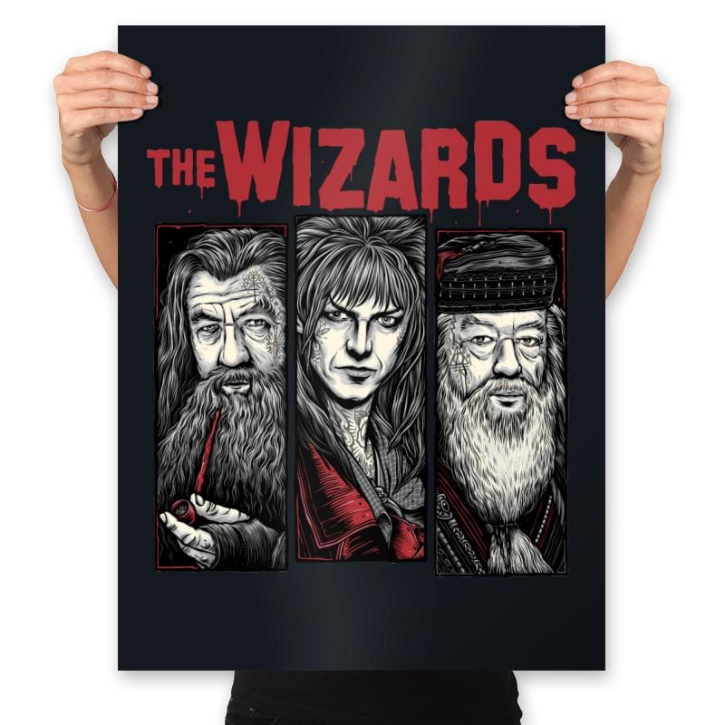 The Wizards - Prints Posters RIPT Apparel 18x24 / Black