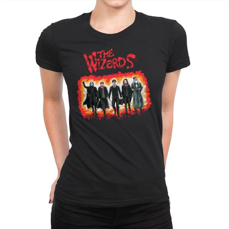 The Wizards - Womens Premium T-Shirts RIPT Apparel Small / Black