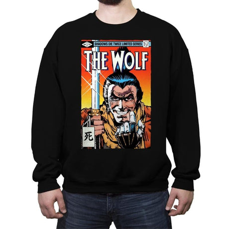 The Wolf - Crew Neck Sweatshirt Crew Neck Sweatshirt RIPT Apparel