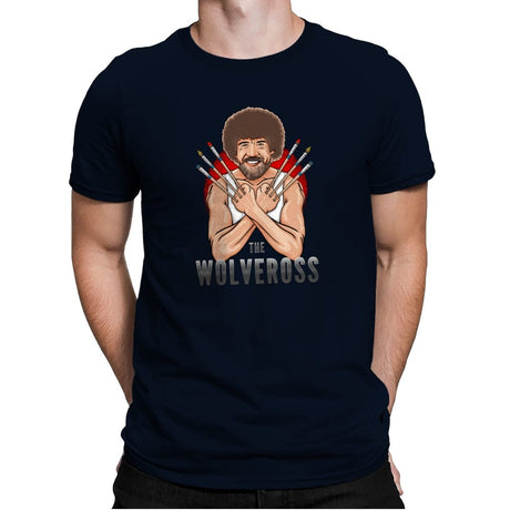 The Wolveross - Mens Premium T-Shirts RIPT Apparel Small / Midnight Navy