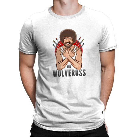 The Wolveross - Mens Premium T-Shirts RIPT Apparel Small / White