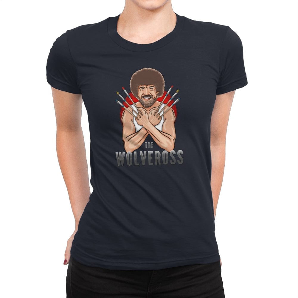 The Wolveross - Womens Premium T-Shirts RIPT Apparel Small / Midnight Navy