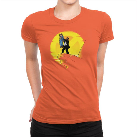 The Wolvie King Exclusive - Womens Premium T-Shirts RIPT Apparel Small / Classic Orange