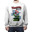 The Wonder Voice Carnivorous Flower - Crew Neck Sweatshirt Crew Neck Sweatshirt RIPT Apparel Small / White