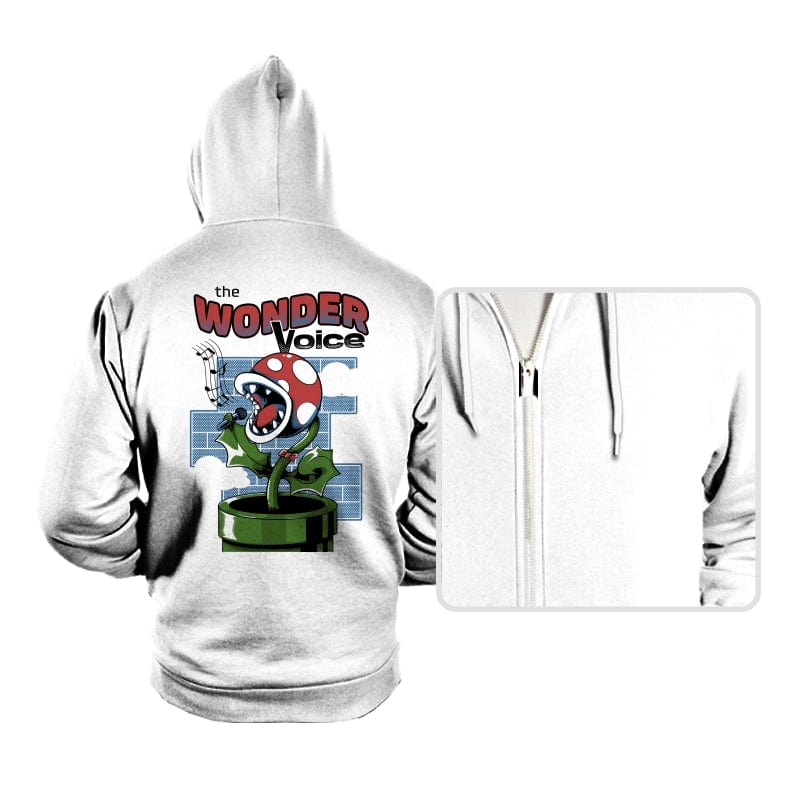 The Wonder Voice Carnivorous Flower - Hoodies Hoodies RIPT Apparel Small / White