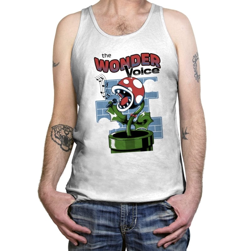 The Wonder Voice Carnivorous Flower - Tanktop Tanktop RIPT Apparel X-Small / White
