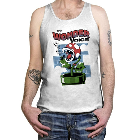 The Wonder Voice Carnivorous Flower - Tanktop Tanktop RIPT Apparel X-Small / White
