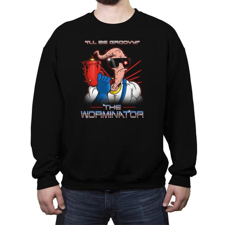 The Worminator - Crew Neck Sweatshirt Crew Neck Sweatshirt RIPT Apparel