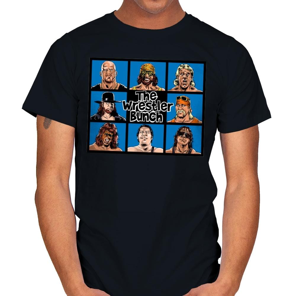 The Wrestler Bunch - Mens T-Shirts RIPT Apparel Small / Black
