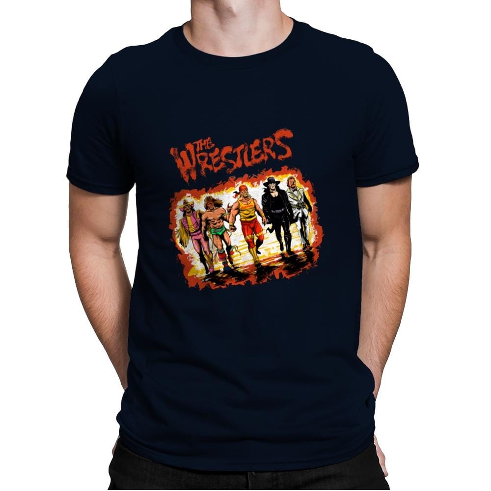 The Wrestlers - Best Seller - Mens Premium T-Shirts RIPT Apparel Small / Midnight Navy