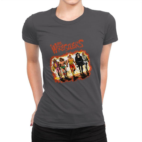 The Wrestlers - Best Seller - Womens Premium T-Shirts RIPT Apparel Small / Heavy Metal