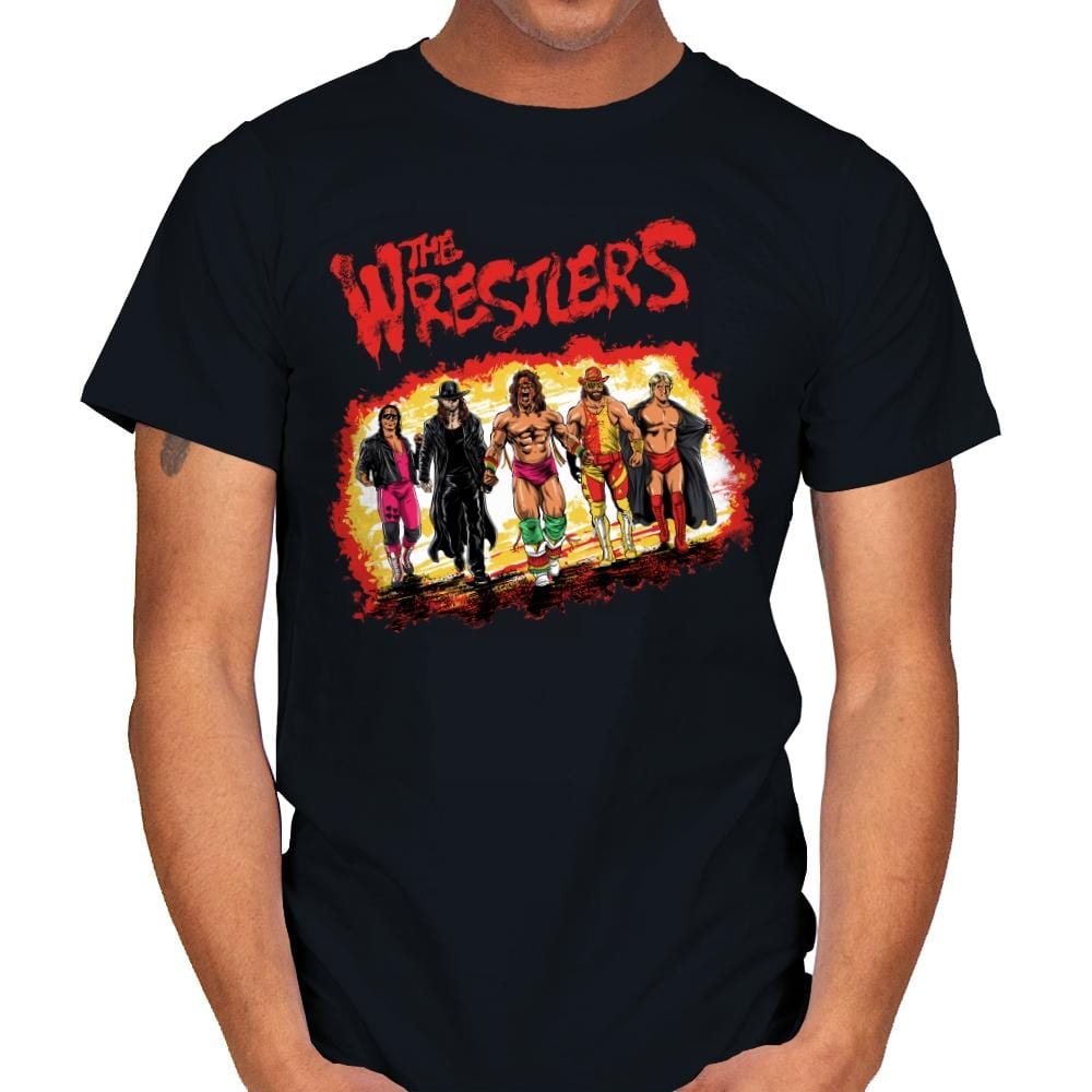 The Wrestlers Remix - Mens T-Shirts RIPT Apparel Small / Black