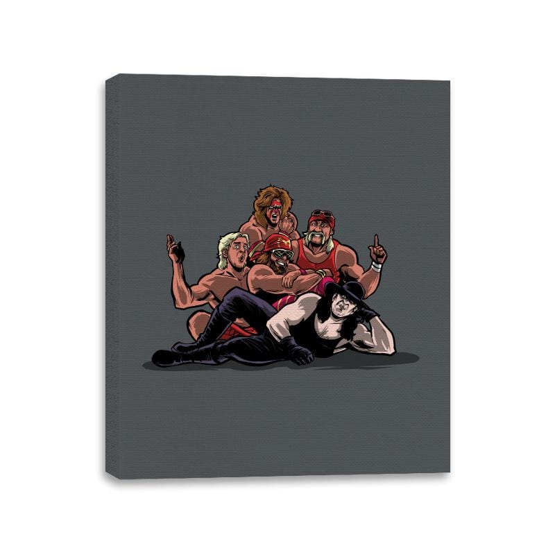 The Wrestling Club - Canvas Wraps Canvas Wraps RIPT Apparel 11x14 / Charcoal