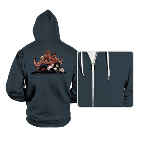 The Wrestling Club - Hoodies Hoodies RIPT Apparel Small / Dark Gray