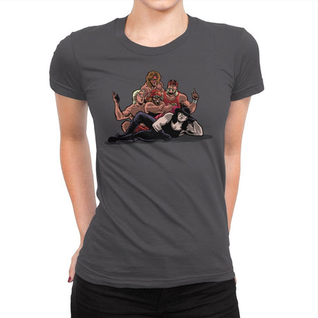 The Wrestling Club - Womens Premium T-Shirts RIPT Apparel Small / Heavy Metal