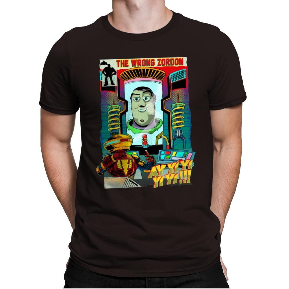 The Wrong Mentor - Mens Premium T-Shirts RIPT Apparel Small / Dark Chocolate
