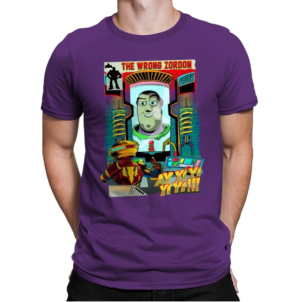 The Wrong Mentor - Mens Premium T-Shirts RIPT Apparel Small / Purple Rush