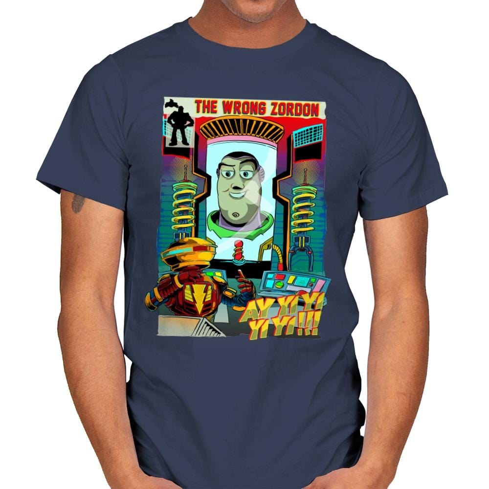 The Wrong Mentor - Mens T-Shirts RIPT Apparel Small / Navy