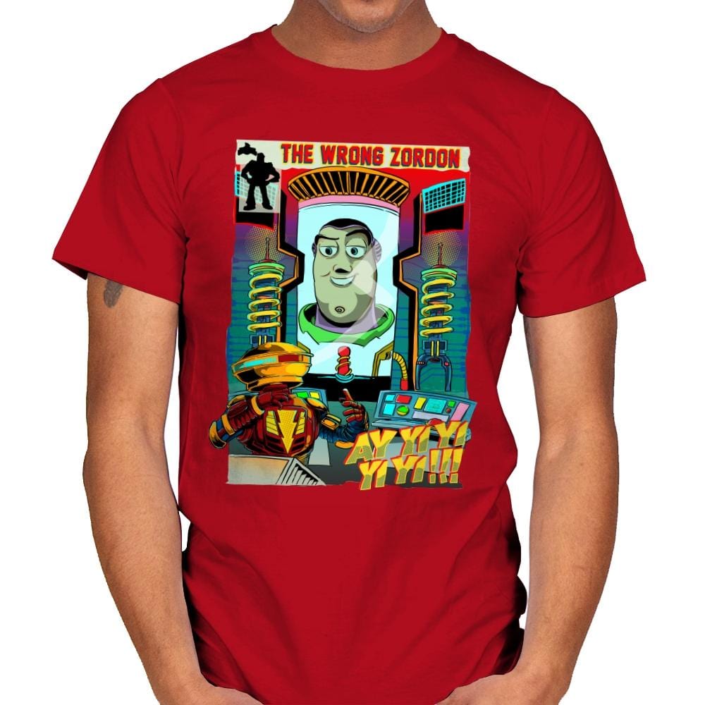 The Wrong Mentor - Mens T-Shirts RIPT Apparel Small / Red