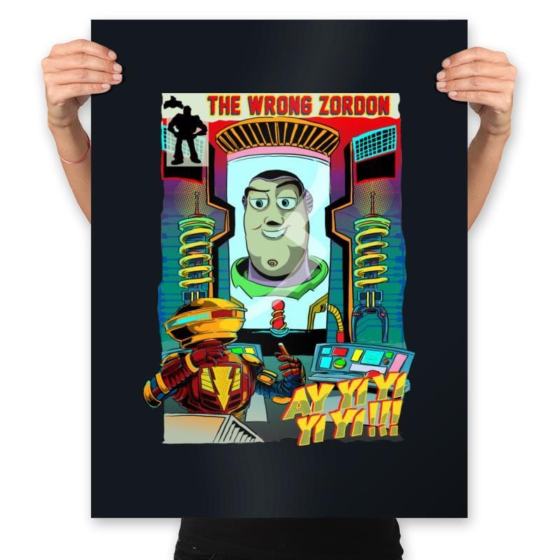 The Wrong Mentor - Prints Posters RIPT Apparel 18x24 / Black