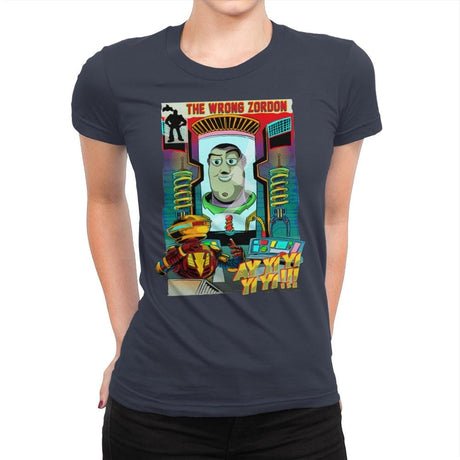 The Wrong Mentor - Womens Premium T-Shirts RIPT Apparel Small / Indigo