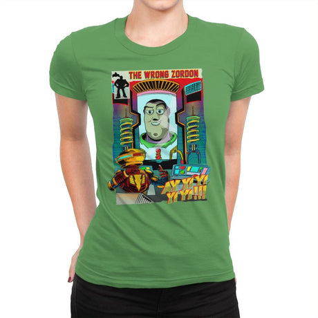 The Wrong Mentor - Womens Premium T-Shirts RIPT Apparel Small / Kelly Green