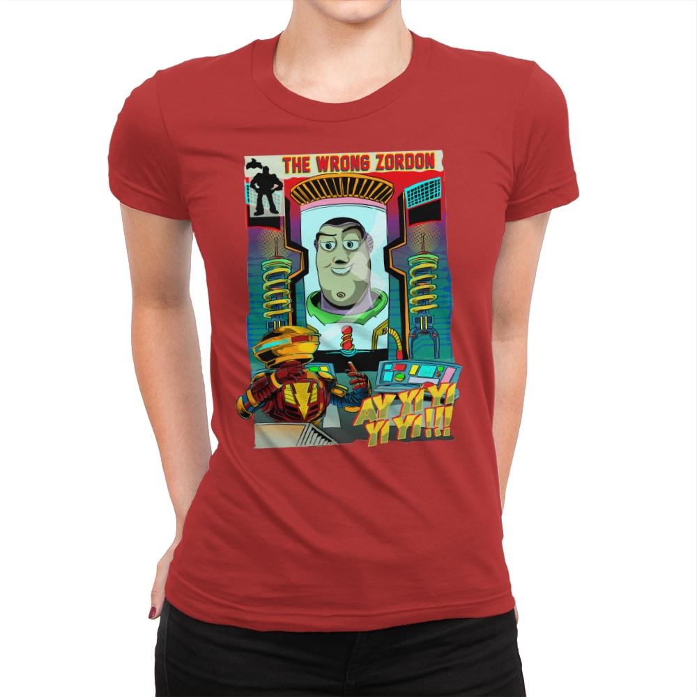 The Wrong Mentor - Womens Premium T-Shirts RIPT Apparel Small / Red