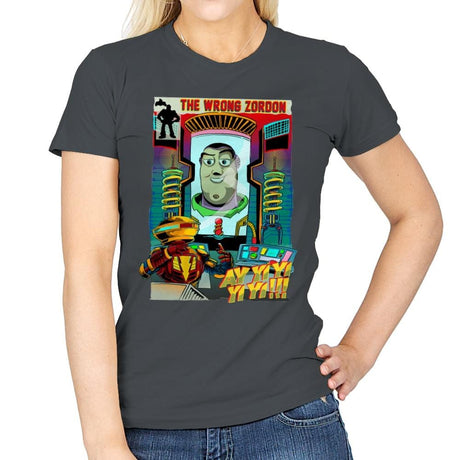 The Wrong Mentor - Womens T-Shirts RIPT Apparel Small / Charcoal