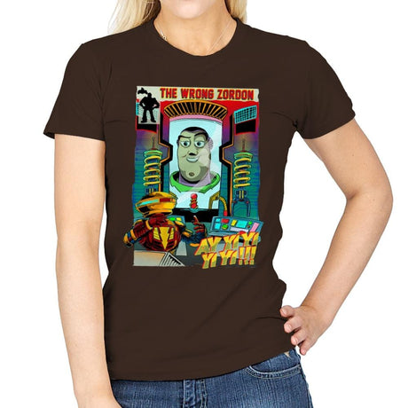 The Wrong Mentor - Womens T-Shirts RIPT Apparel Small / Dark Chocolate