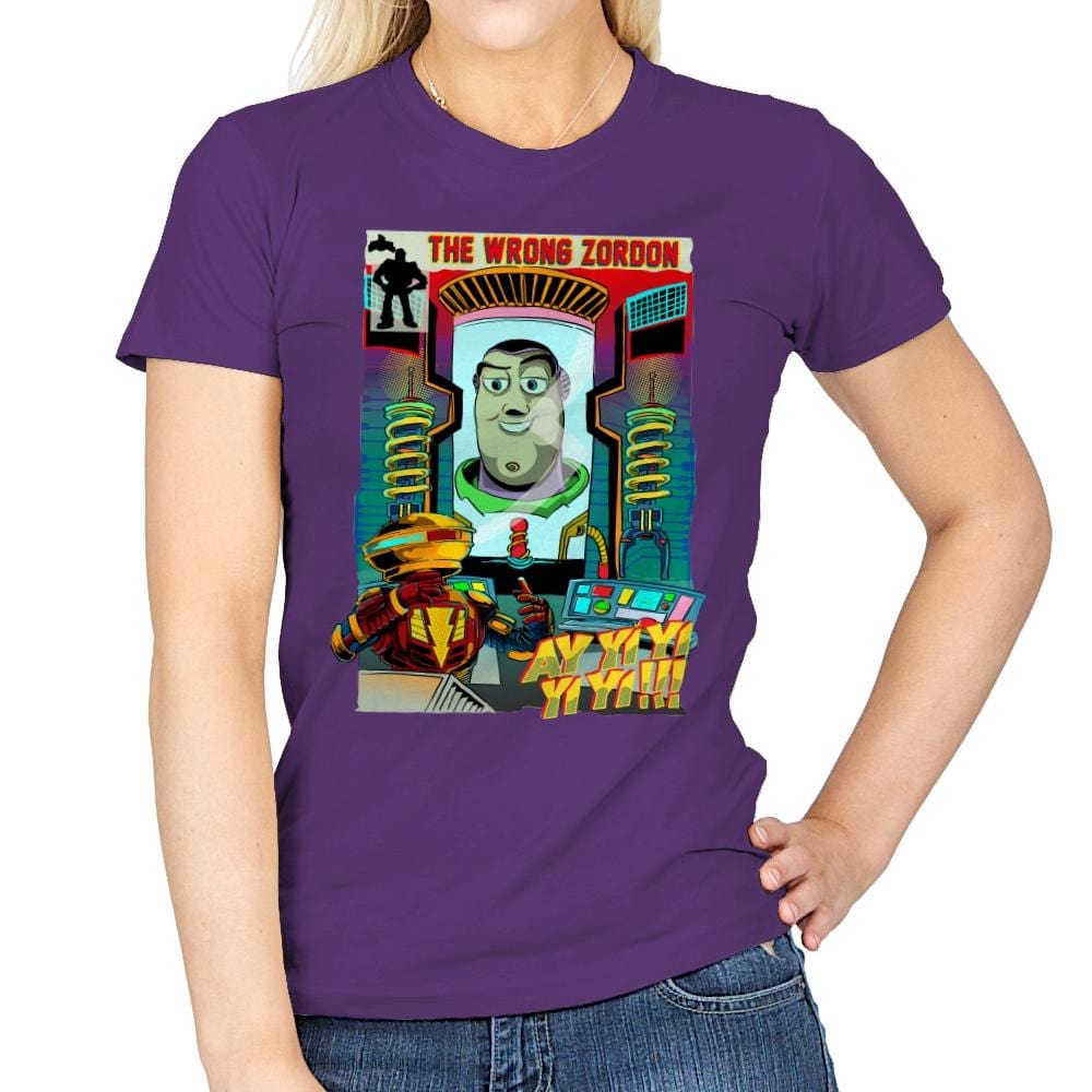 The Wrong Mentor - Womens T-Shirts RIPT Apparel Small / Purple