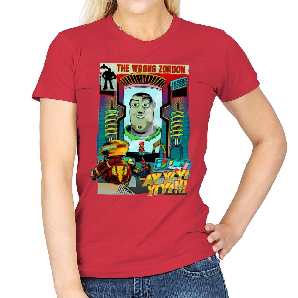 The Wrong Mentor - Womens T-Shirts RIPT Apparel Small / Red