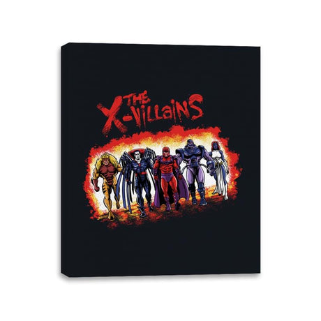 The X-Villains - Canvas Wraps Canvas Wraps RIPT Apparel 11x14 / Black