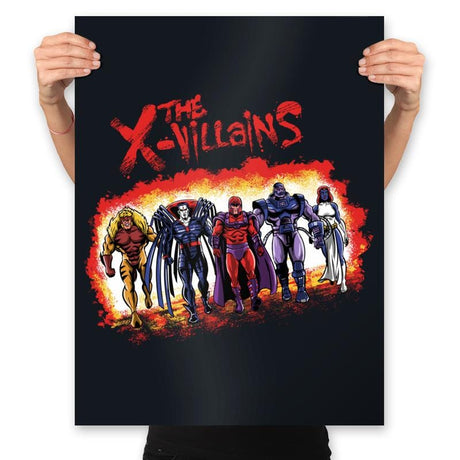 The X-Villains - Prints Posters RIPT Apparel 18x24 / Black