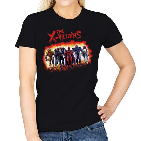 The X-Villains - Womens T-Shirts RIPT Apparel Small / Black