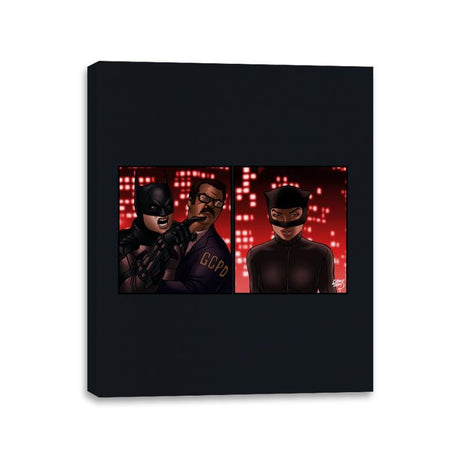 The Yelling Bat - Canvas Wraps Canvas Wraps RIPT Apparel 11x14 / Black