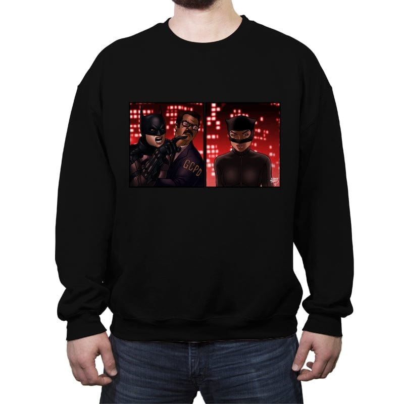 The Yelling Bat - Crew Neck Sweatshirt Crew Neck Sweatshirt RIPT Apparel Small / Black
