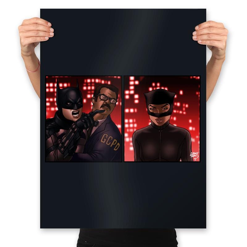 The Yelling Bat - Prints Posters RIPT Apparel 18x24 / Black