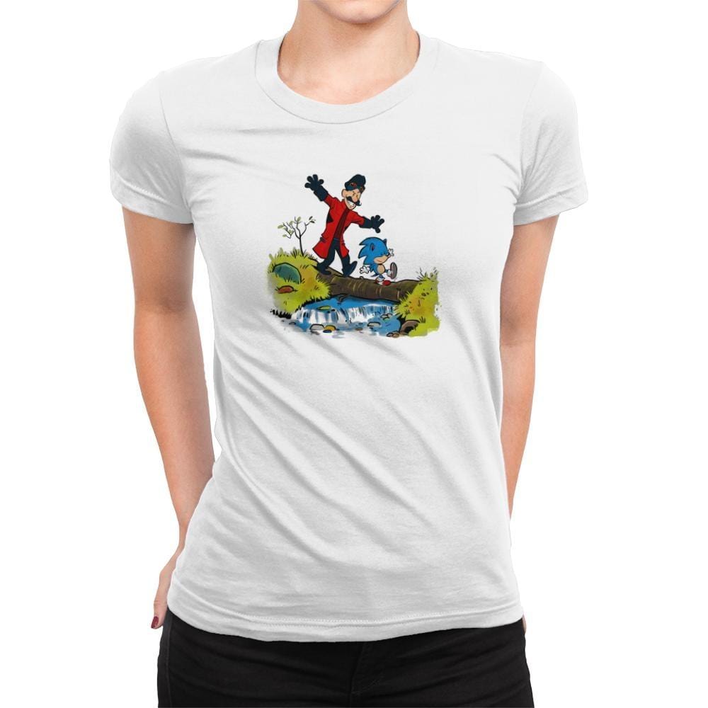 There Are Rings Everywhere - Womens Premium T-Shirts RIPT Apparel Small / White