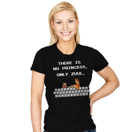There is No Princess - Womens T-Shirts RIPT Apparel