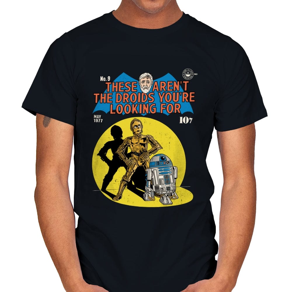 These Aren't the Droids You're Looking For - Mens T-Shirts RIPT Apparel Small / Black