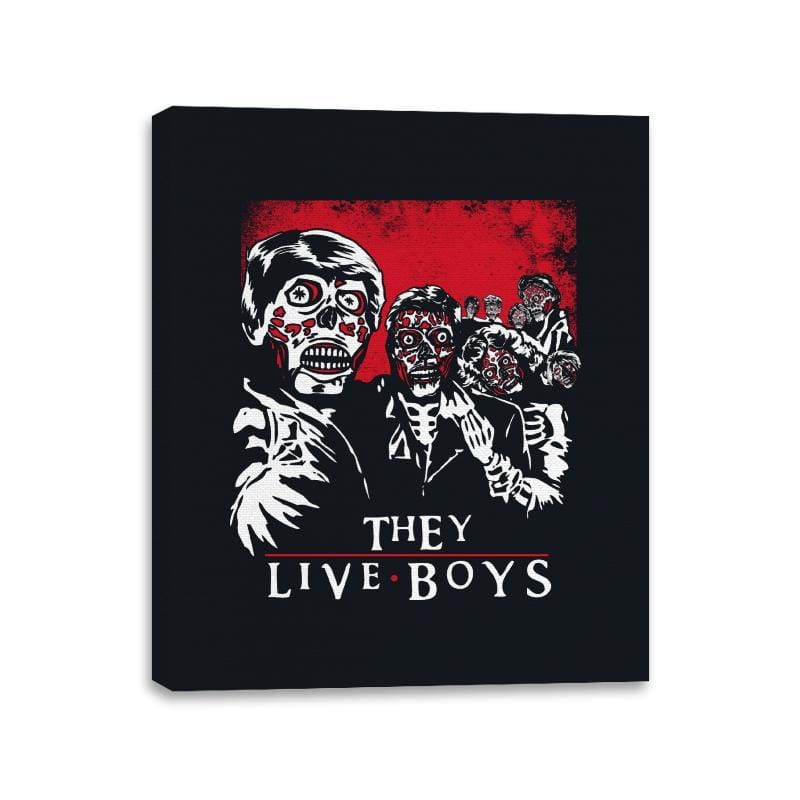 They Live Boys - Canvas Wraps Canvas Wraps RIPT Apparel 11x14 / Black