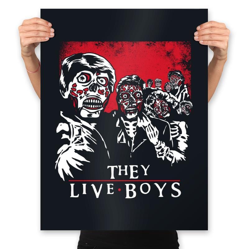 They Live Boys - Prints Posters RIPT Apparel 18x24 / Black